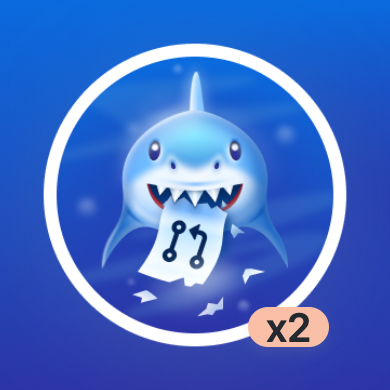 GitHub Pull Shark Badge
